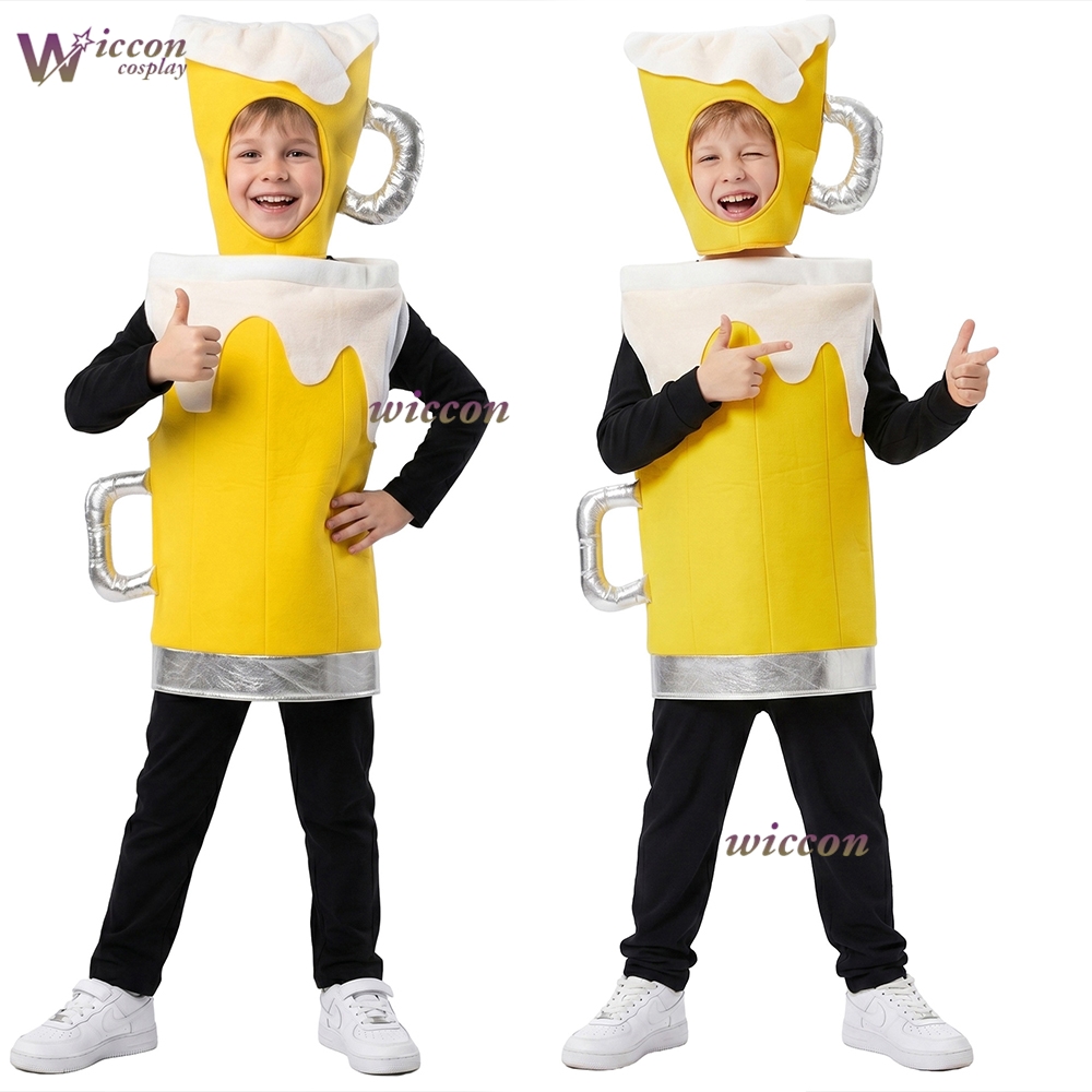 Beer & Wine Downtown - Children's beer mug cosplay costumes for