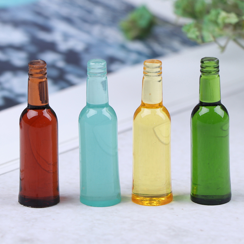 6pcs 1:12 Dollhouse Miniature  - Wine With Beer ulasan dan harga