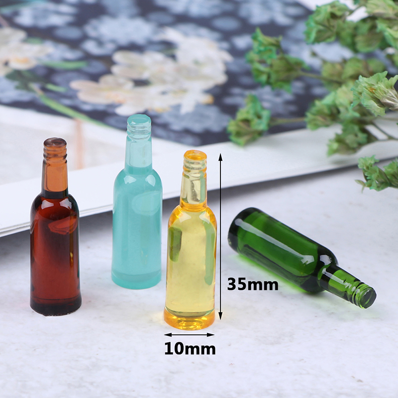 6pcs 1:12 Dollhouse Miniature  - Wine With Beer ulasan dan harga