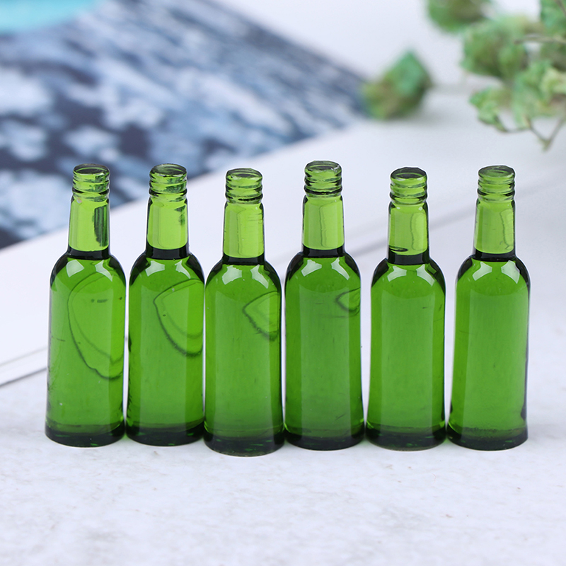 6pcs 1:12 Dollhouse Miniature  - Wine With Beer ulasan dan harga