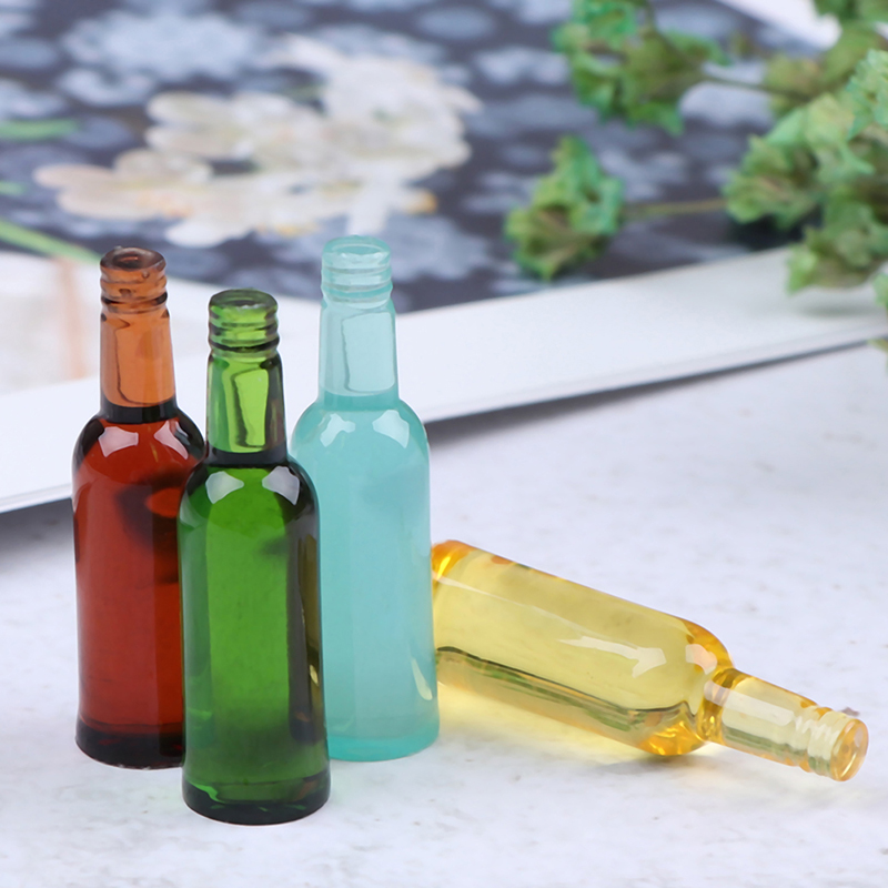 6pcs 1:12 Dollhouse Miniature  - Wine With Beer ulasan dan harga