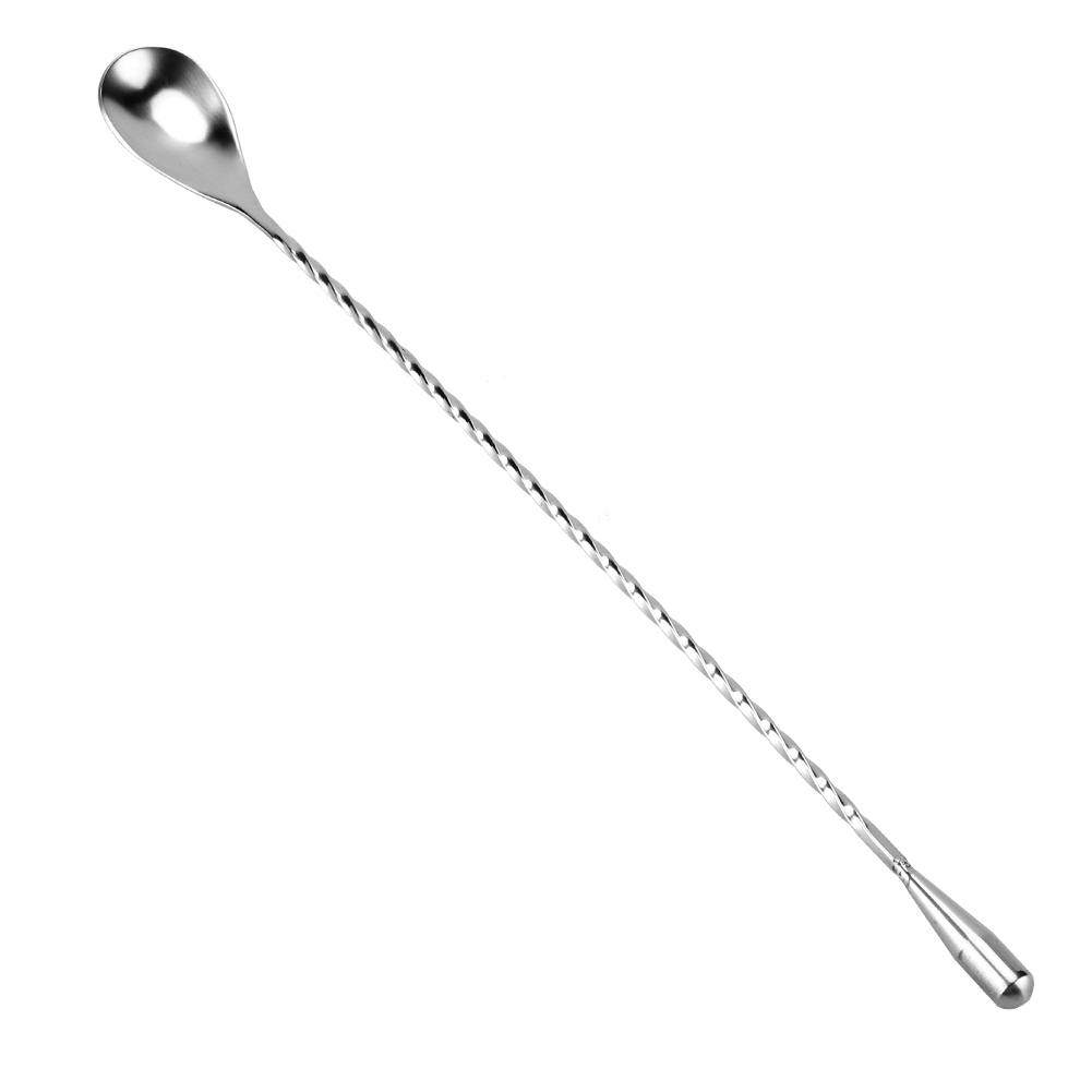 Stainless Steel Bar Spoon Long - Bar Spoon Twisted ulasan dan harga