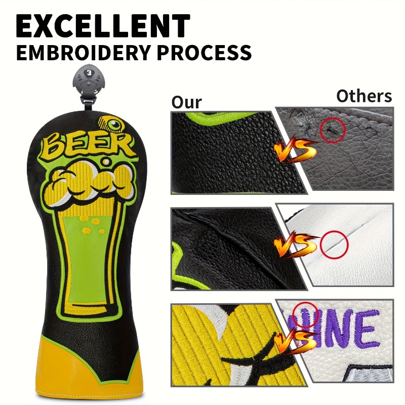 Golf Club Head Cover - Beer Mu - Beer & Wine Downtown ulasan dan harga