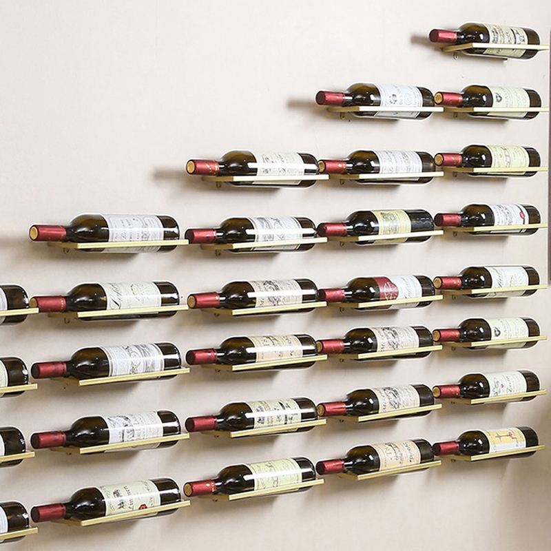 1PC Wall-Mounted Bar Wine Rack - Wine Beer Champagne ulasan dan harga