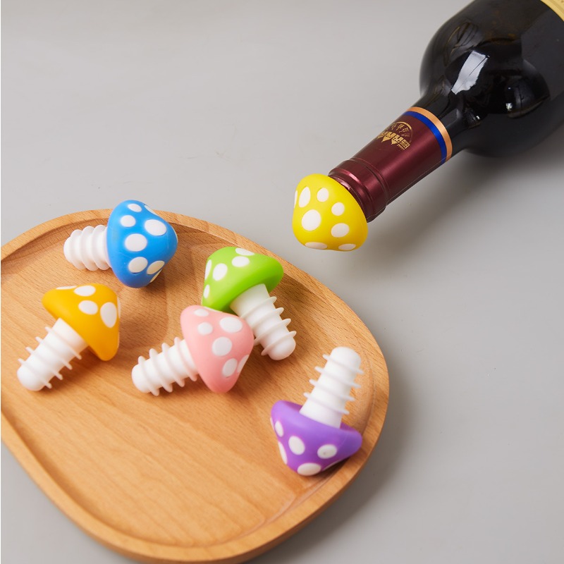 Hot Silicone Mushroom Wine Sto - Wine Beer Champagne ulasan dan harga