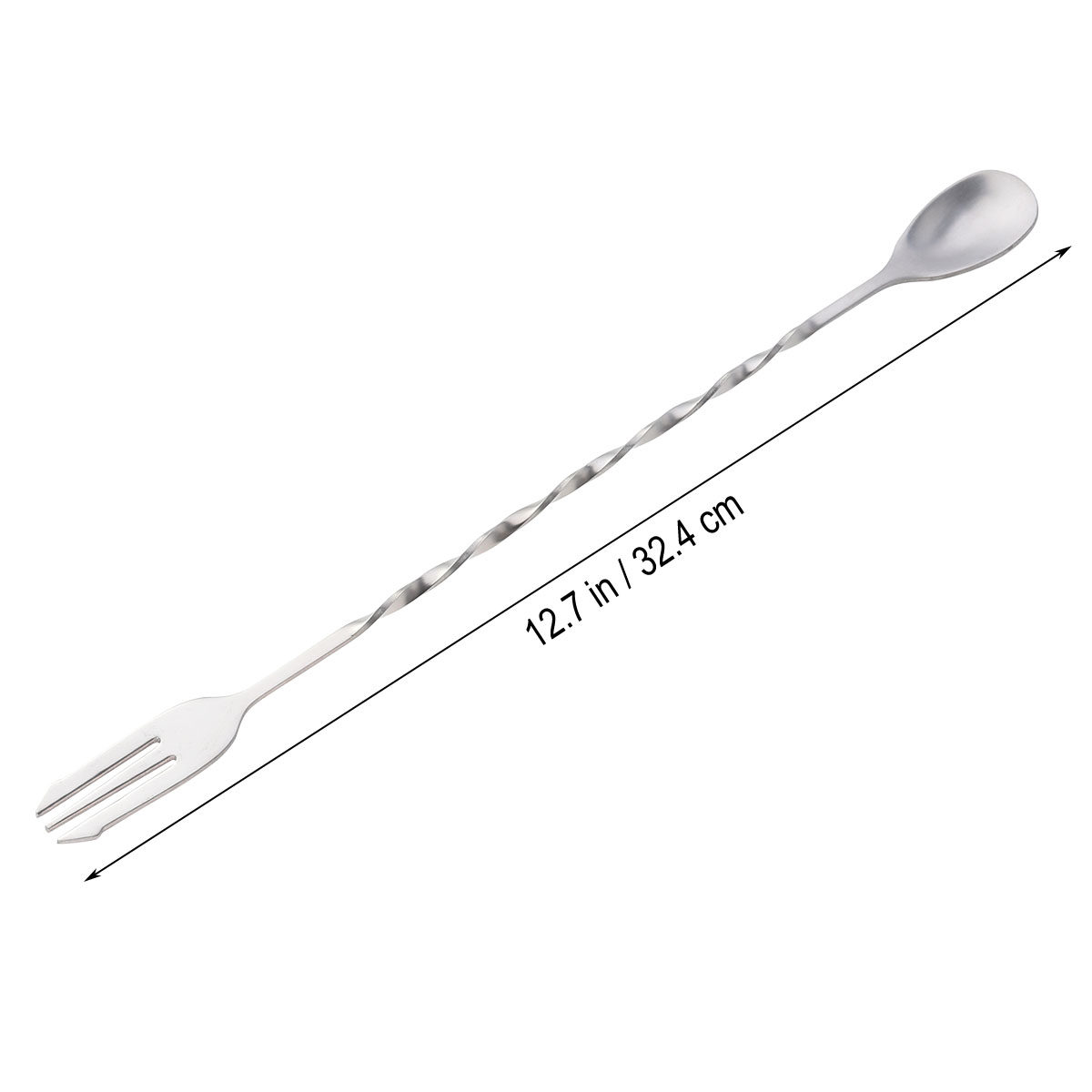 304 Stainless Steel Cocktail P - Bar Spoon Twisted ulasan dan harga