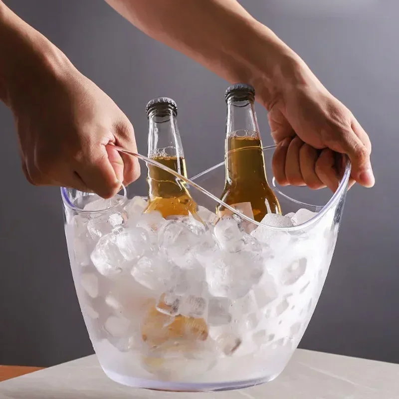 4/8L Ice Bucket Transparent Ic - Wine Beer Champagne ulasan dan harga
