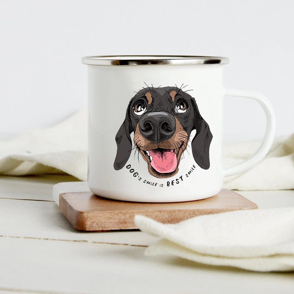 Funny Dachshund Print Creative - Wine Beer Coffee Drink ulasan dan harga