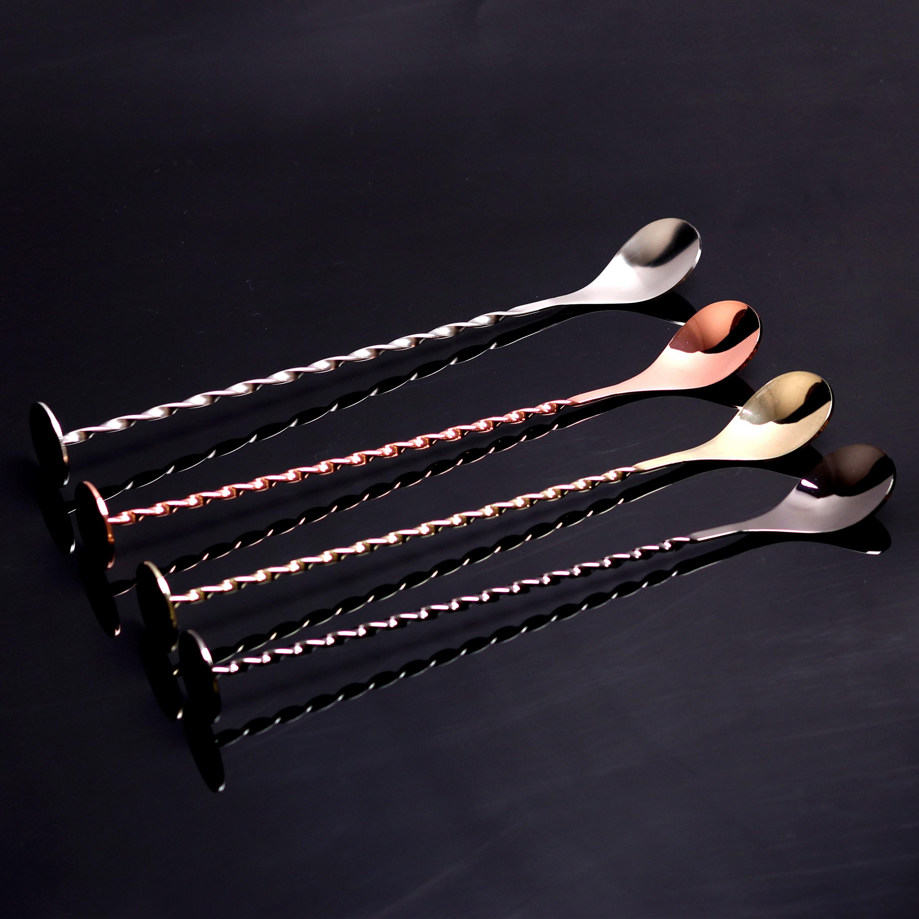 Stainless Steel Cocktail Bar S - Bar Spoon Twisted ulasan dan harga
