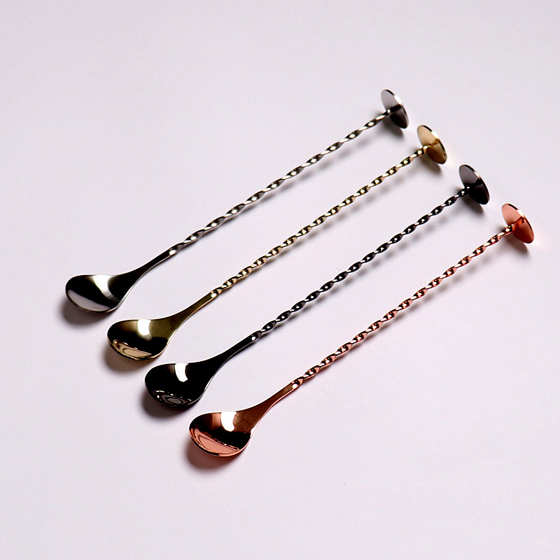 Stainless Steel Cocktail Bar S - Bar Spoon Twisted ulasan dan harga