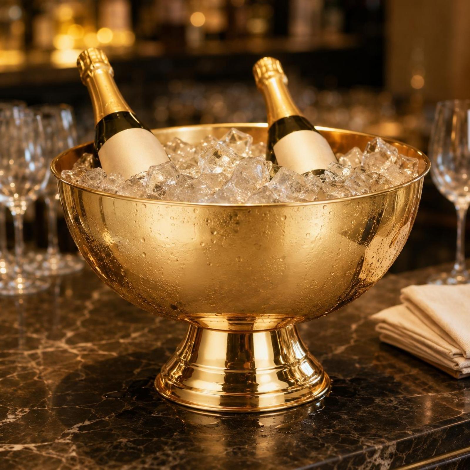 Stainless Steel Ice Bucket Lar - Wine Beer Champagne ulasan dan harga