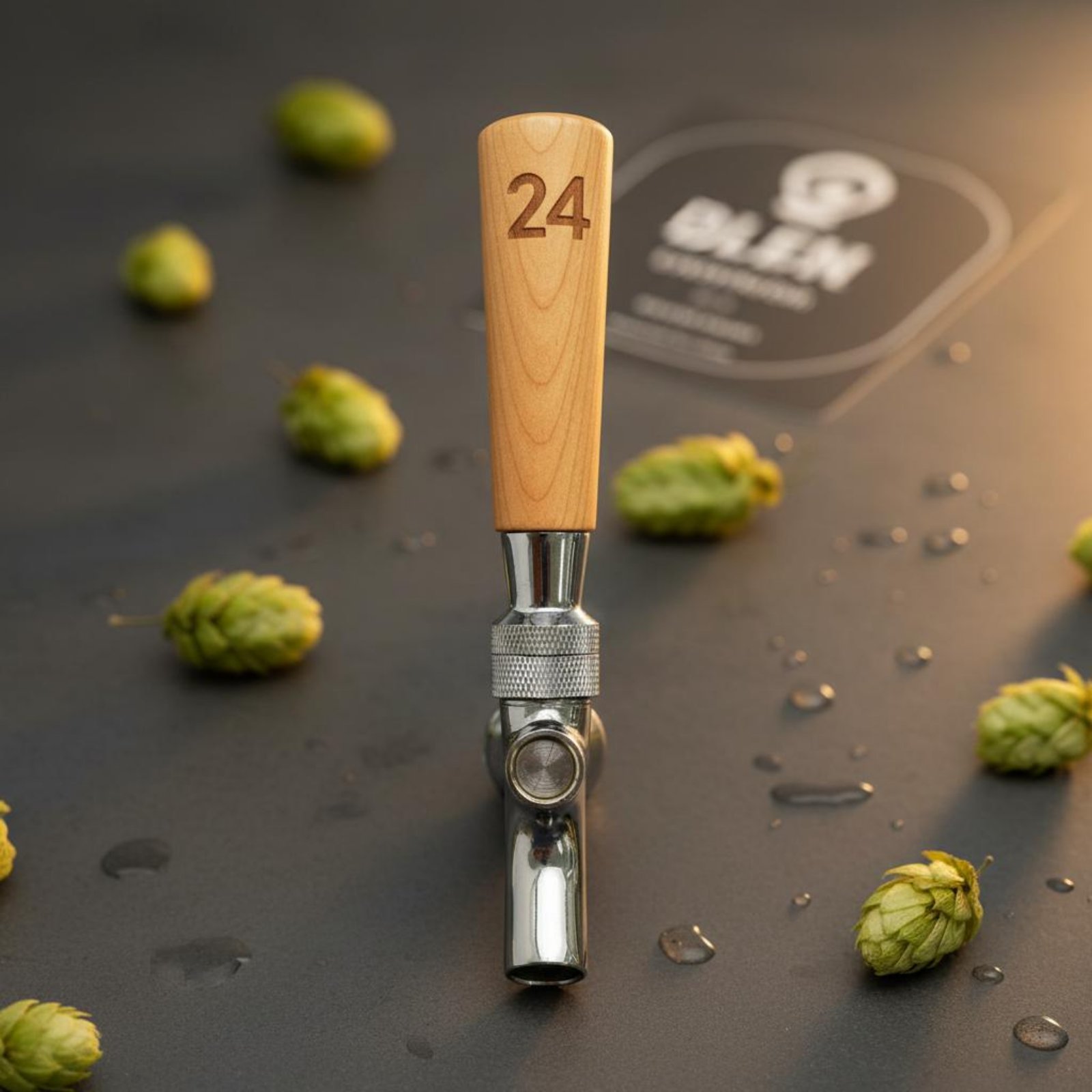 Short Wooden Beer Handle Solid - Wine With Beer ulasan dan harga