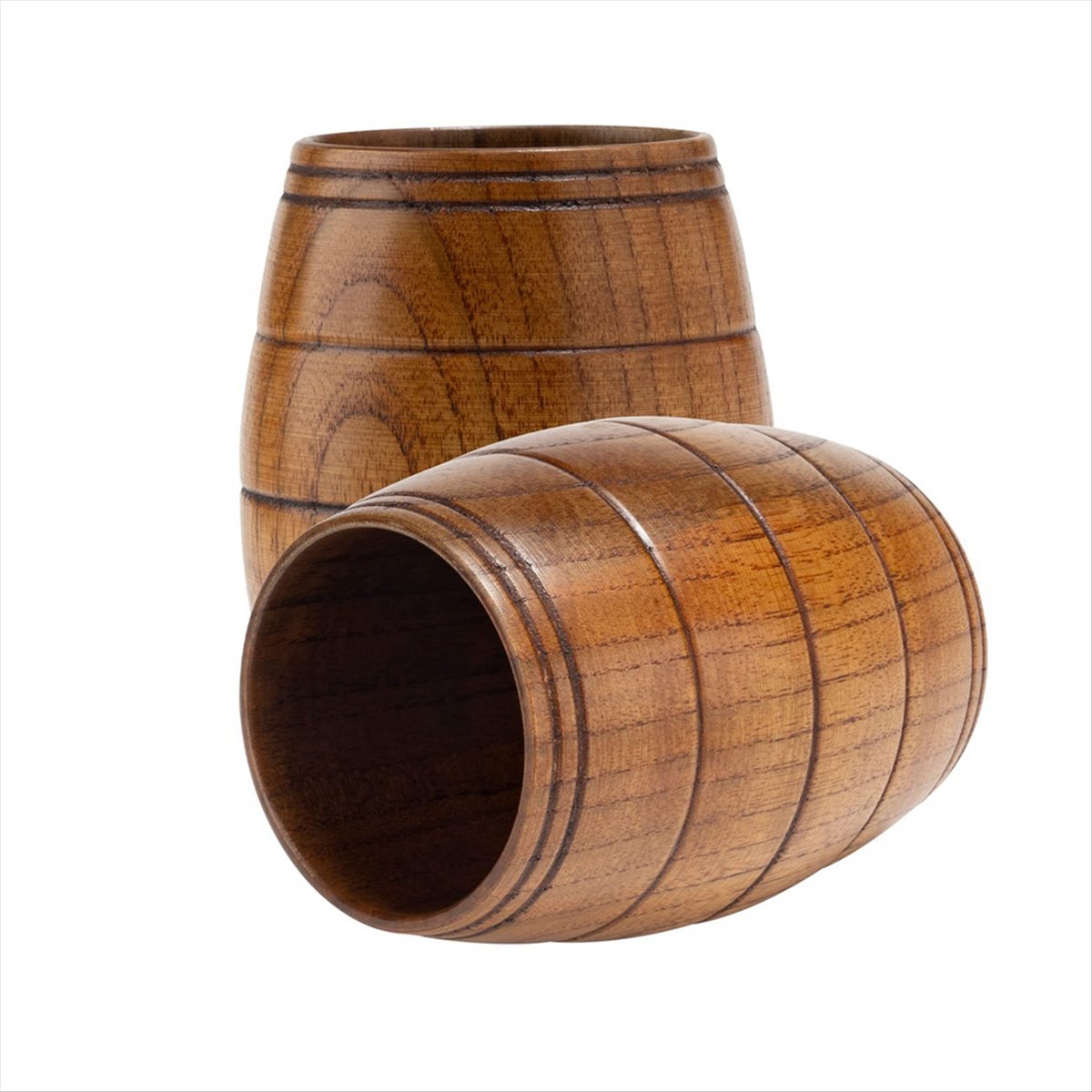 X10A 2 Pieces Classical Wooden - Wine Beer Coffee Drink ulasan dan harga