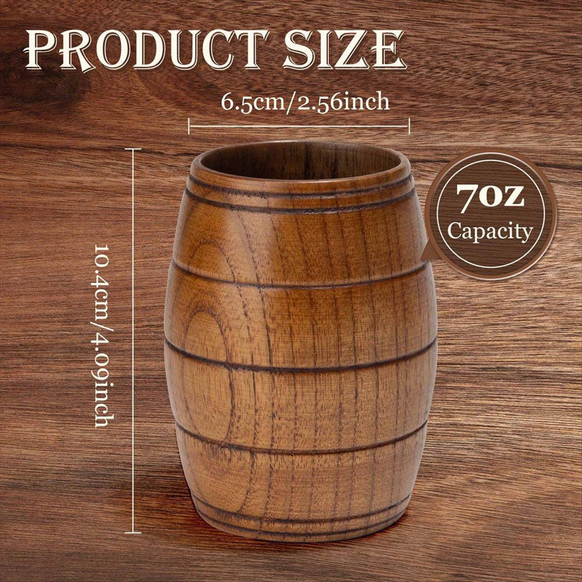 X10A 2 Pieces Classical Wooden - Wine Beer Coffee Drink ulasan dan harga