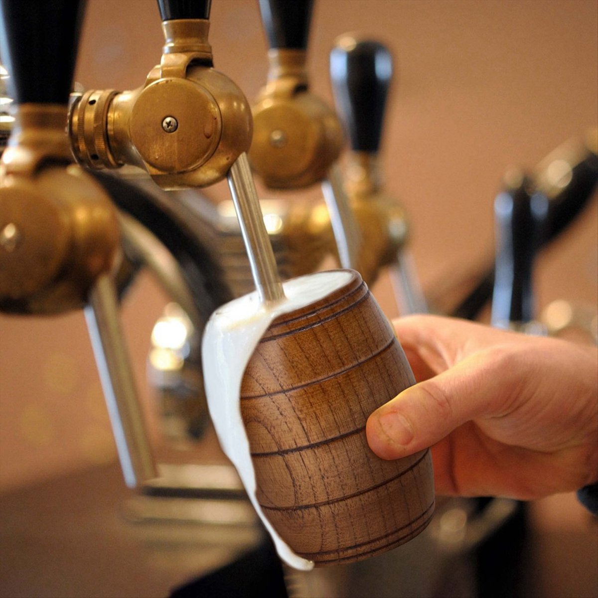 X10A 2 Pieces Classical Wooden - Wine Beer Coffee Drink ulasan dan harga