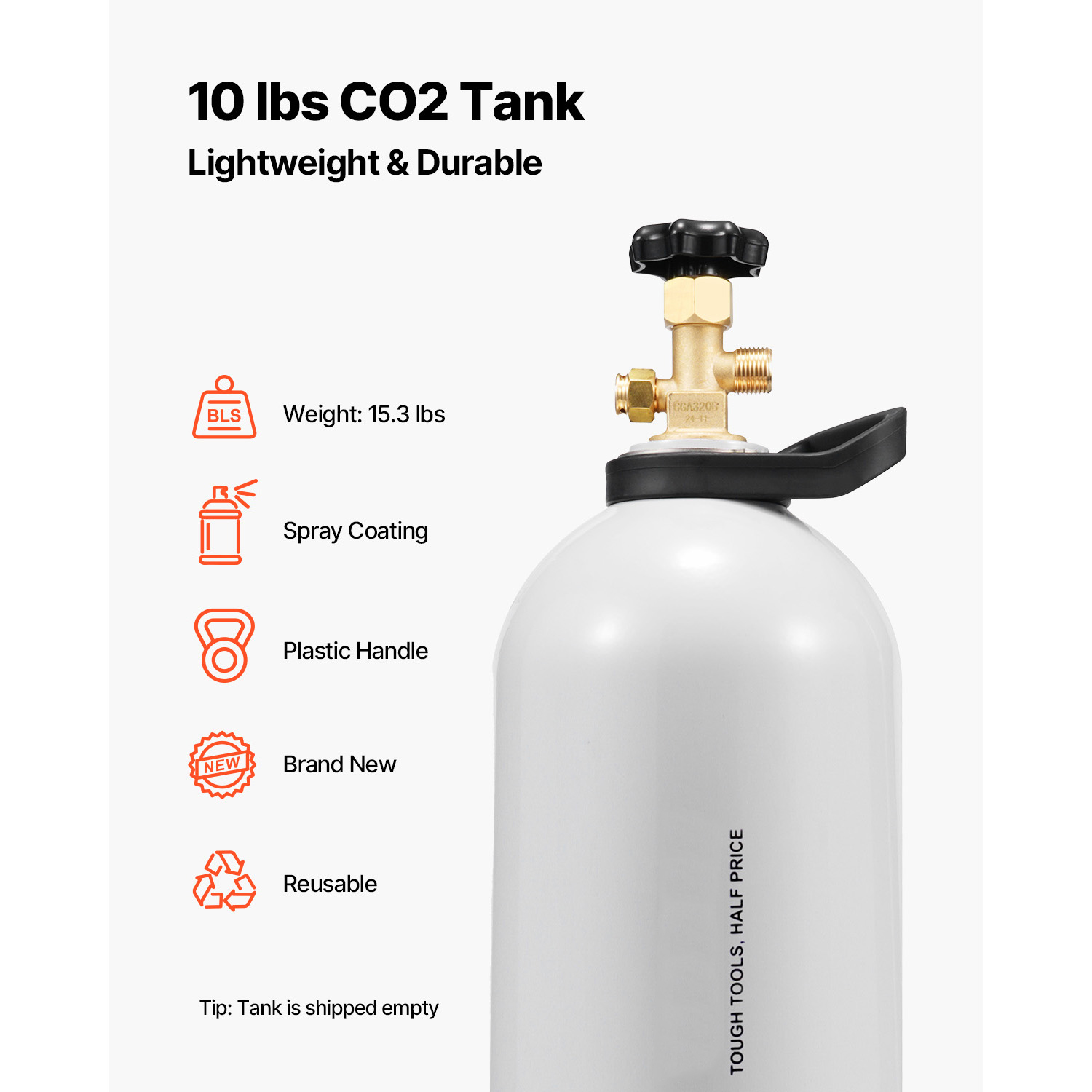 SucceBuy CO2 Tank 10 lbs New A - Beer & Wine Downtown ulasan dan harga